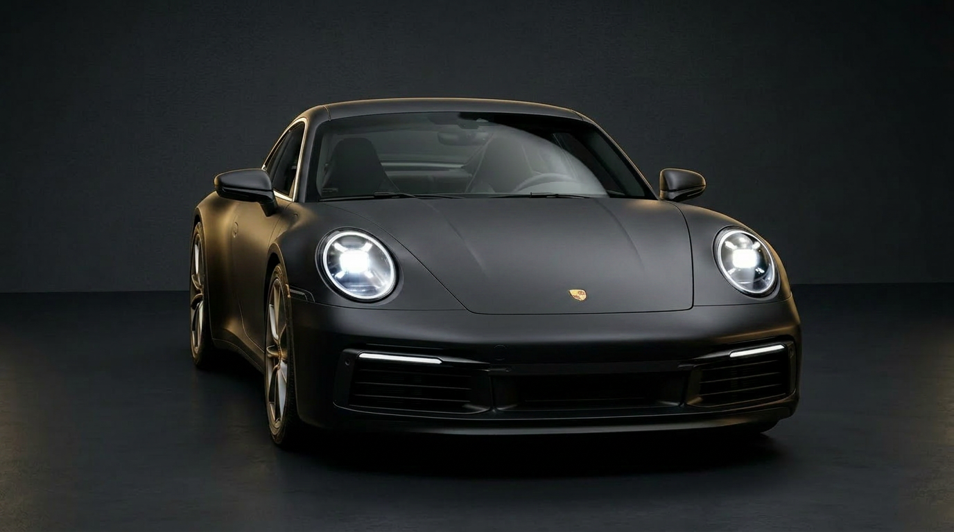 Porsche 911 — Stealth satin-matte PPF